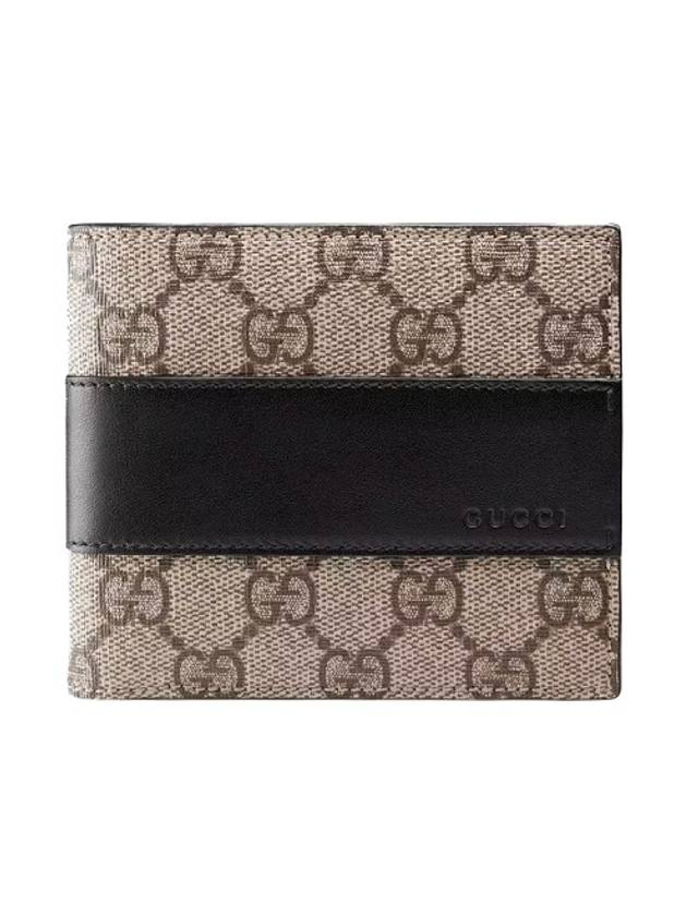 GG Supreme Eden Leather Half Wallet Beige - GUCCI - BALAAN 2