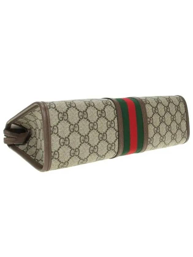 Ophidia GG Clutch Bag Beige Ebony - GUCCI - BALAAN 6