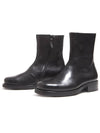 Camion Black Leather Zipper Ankle Boots - OUR LEGACY - BALAAN 2