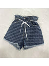 24 Miumiu Women s Printed Logo Denim Short Pants Shorts - MIU MIU - BALAAN 7