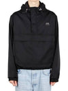 Alexandre Mattiussi Windbreaker Hoodie Black - AMI - BALAAN 2