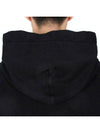 Compass Badge Cotton Hoodie Black - STONE ISLAND - BALAAN 9