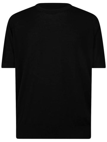 John Smedley Cotton Knit T-Shirt Clothing - JOHN SMEDLEY - BALAAN 1