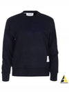 Center Back RWB Stripe Classic Loopback Crewneck Sweatshirt Navy - THOM BROWNE - BALAAN 2