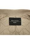 Norel Zipper Bomber Jacket Beige - MAX MARA - BALAAN 11