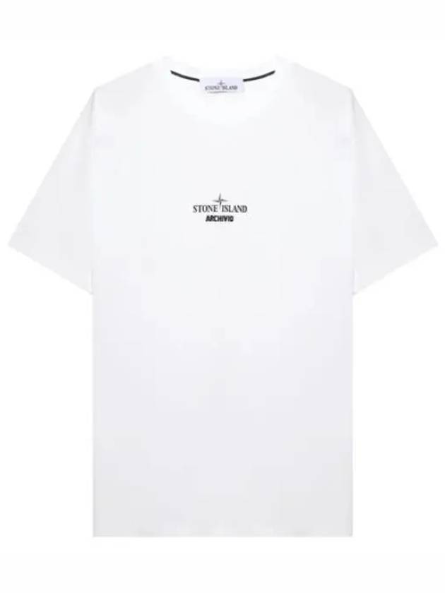 Archive Project Print T Shirt Short Sleeve Men s Tee - STONE ISLAND - BALAAN 1