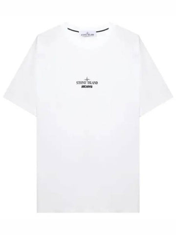 Archive Project Print T Shirt Short Sleeve Men s Tee - STONE ISLAND - BALAAN 1