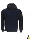 Cotton Mixed Knit Hooded Jacket Navy - CP COMPANY - BALAAN 2