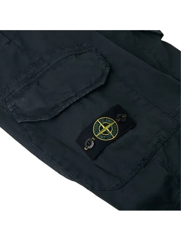 Kids Logo Wappen Pants Black - STONE ISLAND - BALAAN 5