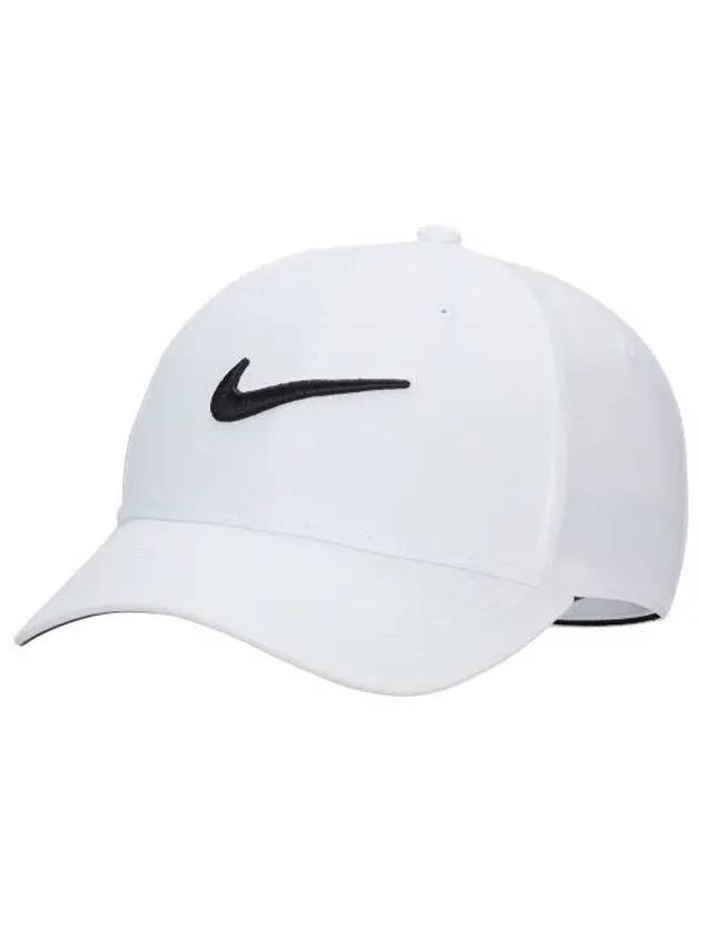 Dri Fit Club Structure Swoosh Ball Cap White - NIKE - BALAAN 2