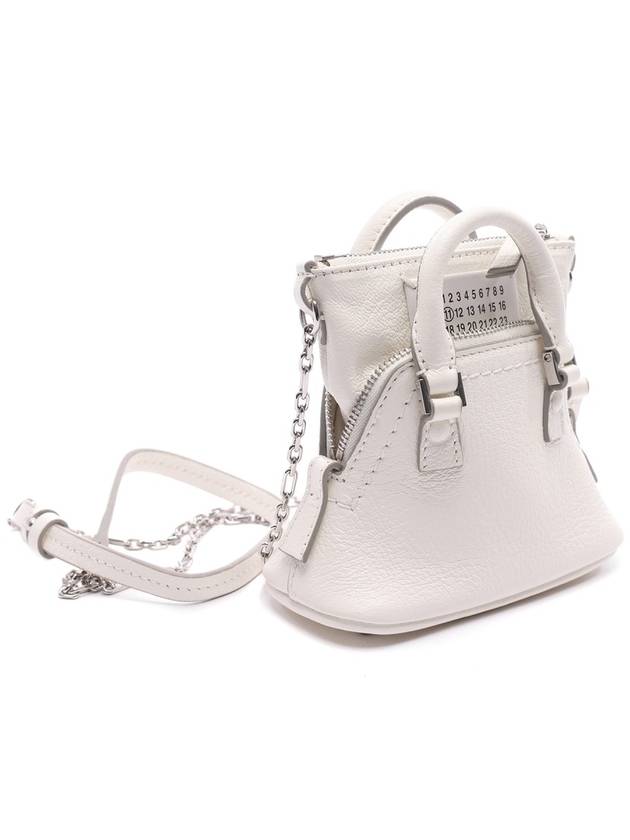 5AC Classic Baby Shoulder Bag White - MAISON MARGIELA - BALAAN 4