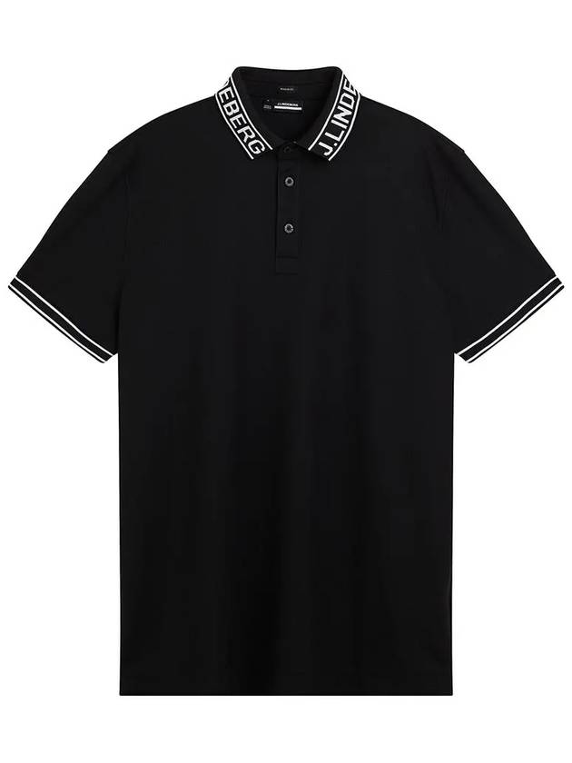 Men s T Shirt Austin Polo Golf Wear Black - J.LINDEBERG - BALAAN 5