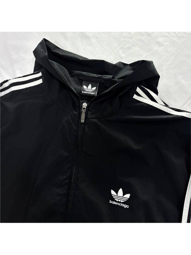 L x Adidas Valdidas Poplin Windbreaker Hooded Zip up Jacket - BALENCIAGA - BALAAN 7