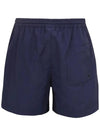 Logo Print Swim Shorts Navy - MSGM - BALAAN 4