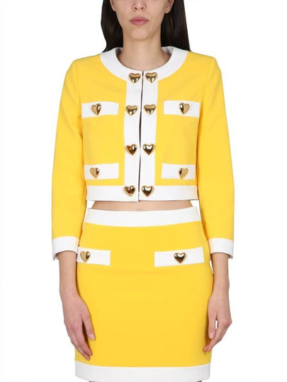 Outerwear 05250424 4028 YELLOW - MOSCHINO - BALAAN 2