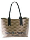 patterned logo tote bag - EMPORIO ARMANI - BALAAN 1