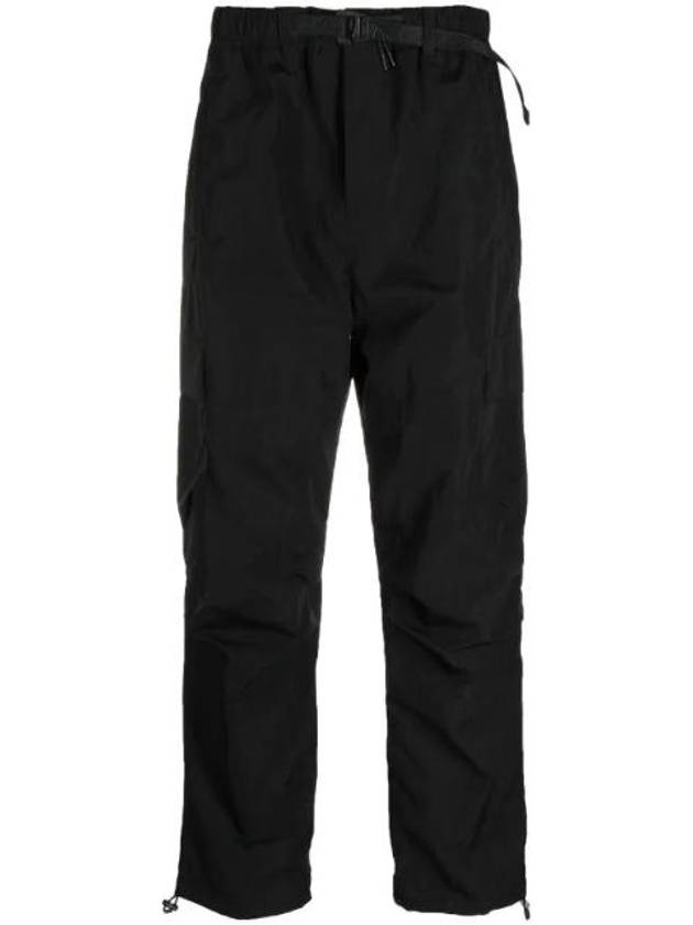 Relaxed Fit Water Repellent Track Pants Black - LACOSTE - BALAAN 1