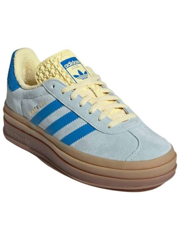 Gazelle Bold Suede Low Top Sneakers Blue - ADIDAS - BALAAN 5