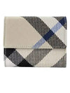 Check Leather Wallet 8086005 - BURBERRY - BALAAN 2