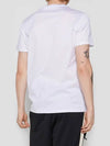 Double logo short sleeve t shirt white - MONCLER - BALAAN 4