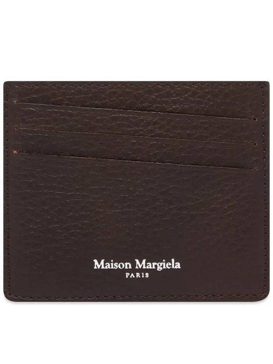 Signature Stitch Card Wallet Brown - MAISON MARGIELA - BALAAN.