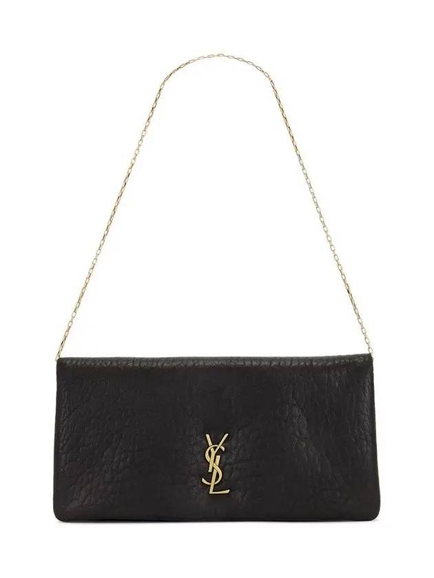 Calypso Mini Lambskin Shoulder Bag Black - SAINT LAURENT - BALAAN 2