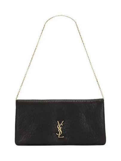 Calypso Mini Lambskin Shoulder Bag Black - SAINT LAURENT - BALAAN 2