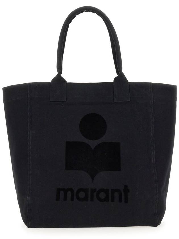 Yenky Logo Tote Bag Black - ISABEL MARANT - BALAAN 2