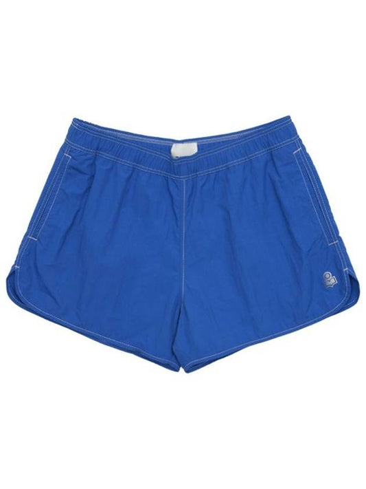 Vincent Logo Swim Shorts Blue - ISABEL MARANT - BALAAN 2