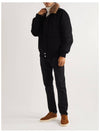 Black shearling trim cashmere bomber MT4976479 - BRUNELLO CUCINELLI - BALAAN 2