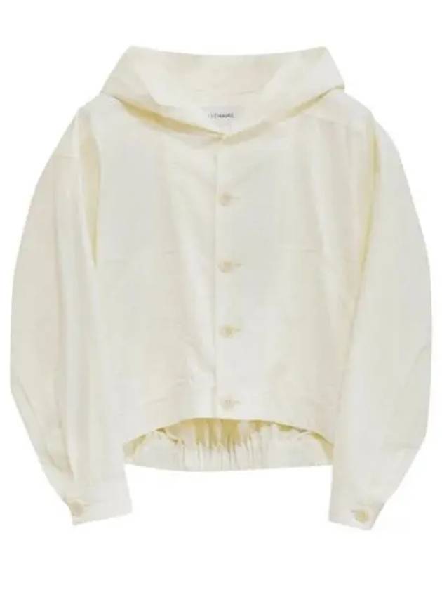 Cotton Crinkled Finish Jacket White - LEMAIRE - BALAAN 2