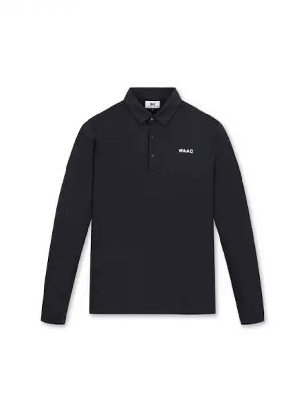 Golf Men s Player Long Sleeve Polo T Shirt WMTBS24100BKX Domestic Product GQ0Z24020663740 - WAAC - BALAAN 1