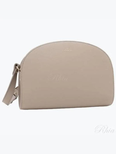 Women's Demil Lune Half Moon Shoulder Cross Bag Grey - A.P.C. - BALAAN 2