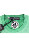 Logo Cotton Short Sleeve T-Shirt Green - DSQUARED2 - BALAAN 5