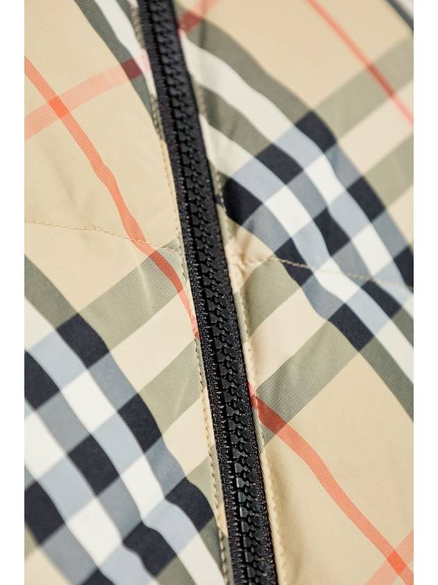 Check Reversible Down Padding Sand - BURBERRY - BALAAN 6