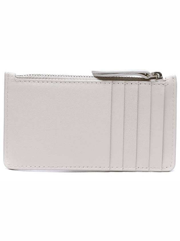 Signature Stitch Zipper Pocket Card Wallet Light Grey - MAISON MARGIELA - BALAAN 3