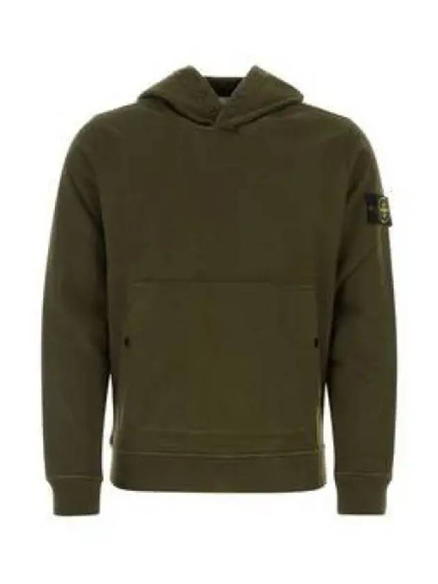 Garment Dyed Hoodie Khaki - STONE ISLAND - BALAAN 2