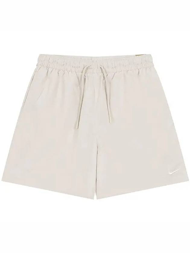 Sportswear Classic Woven Mid Rise Shorts W Light Orewood Brown White FV7558 104 - NIKE - BALAAN 3