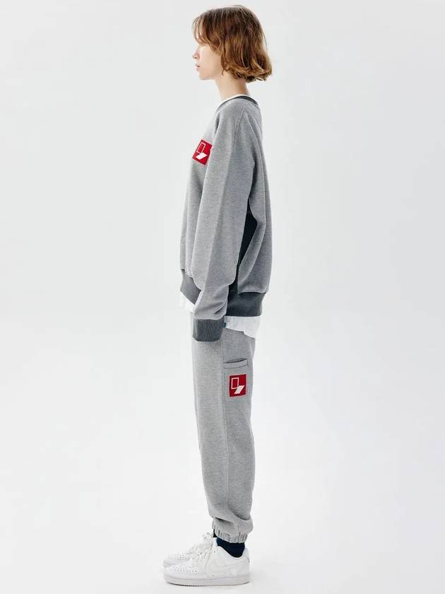 Unisex BXMXMTM Door Box Sweatshirt Mix Gray - CHANCE'S NOI - BALAAN 4