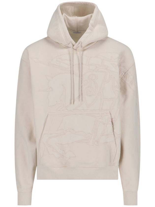 EKD Appliqué Cotton Blend Hooded Tundra - BURBERRY - BALAAN 2