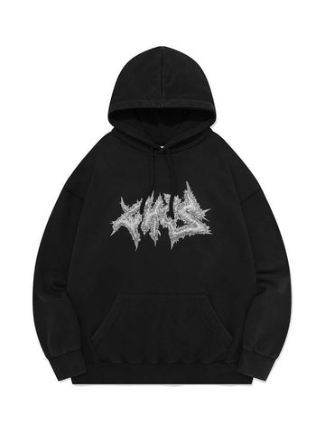 Metal Phos Hoodie Unisex Logo Hood Gray - PHOS333 - BALAAN 1