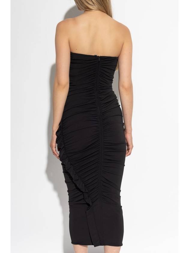 The Attico Strapless Dress, Women's, Black - THE ATTICO - BALAAN 4