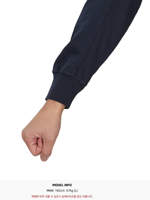 Light Fleece Sweatshirt Navy - CP COMPANY - BALAAN 10