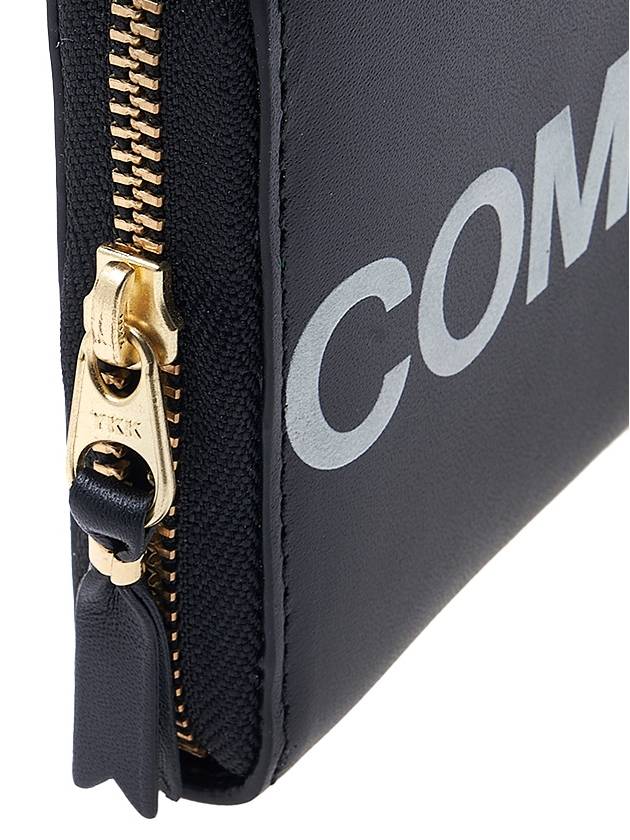 Logo printed long wallet SA0111HL BLACK - COMME DES GARCONS - BALAAN 7