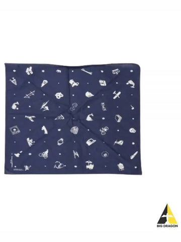 24 Printed Bandana A Navy Novelty 24S1H036 OR472 BD008A - ENGINEERED GARMENTS - BALAAN 1