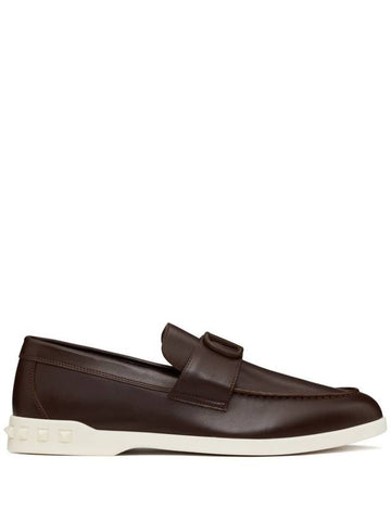 Valentino Garavani Sneakers Brown - VALENTINO - BALAAN 1