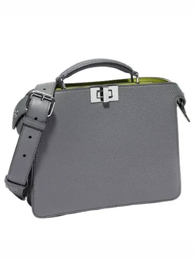 I See U Selleria Leather Strap Mini Tote Bag Grey - FENDI - BALAAN 2