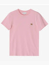 Fox Head Patch Regular Short Sleeve T-Shirt Pink - MAISON KITSUNE - BALAAN 3