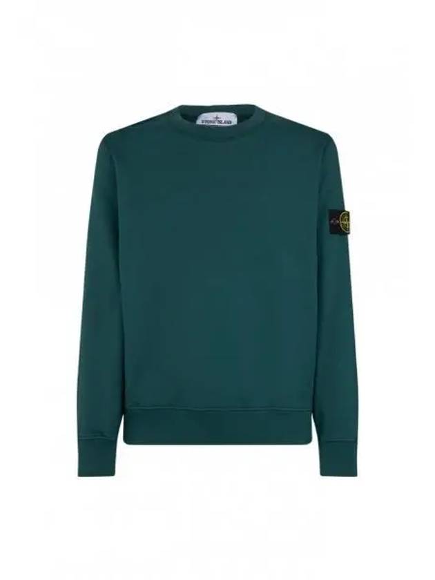 Wappen Patch Crew Neck Sweatshirt Green - STONE ISLAND - BALAAN 2