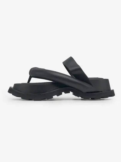 Lambskin Platform Sandals Black - JIL SANDER - BALAAN 2